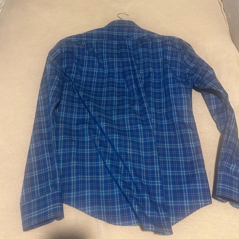 Peter Millar Button Down. Blue & Teal. - image 3